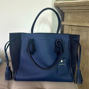 Longchamp Penelope Tote Navy